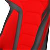 Mustang Corbeau FX1 Seat  - Black Cloth/Red Cloth Insert