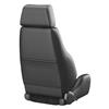 Mustang Corbeau GTS 2 Seat Pair Black Leather/Black Microsuede Inserts