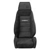 Mustang Corbeau GTS 2 Seat Pair  Black Microsuede
