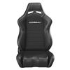 Mustang Corbeau LG1 Cloth Seat Pair - Black