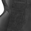 Mustang Corbeau LG1 Microsuede Seat Pair - Black