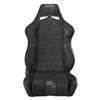 Mustang Corbeau LG1 Microsuede Seat Pair - Black