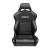 Mustang Corbeau LG1 Cloth Seat Pair - Black