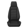Black Cloth Corbeau Sport Seats