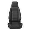 Corbeau Sport Seat Pair  - Black Leather
