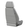 Gray Corbeau Vinyl Sport Seat Pair