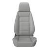 Gray Corbeau Vinyl Sport Seat Pair