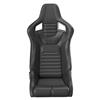 Corbeau Sportline RRB Reclining Seat Pair  - Black Vinyl/Carbon Vinyl