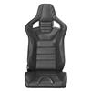 Corbeau Sportline RRS Racing Seat Pair  - Black Vinyl Diamond/Black Stitching