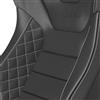 Corbeau Sportline RRS Racing Seat Pair  - Black Vinyl Diamond/White Stitching