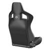 Corbeau Sportline RRS Racing Seat Pair  - Black Vinyl Diamond/White Stitching