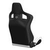 Corbeau Sportline RRS Racing Seat Pair  - White Vinyl/Black Stitching 