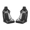 Corbeau Sportline RRX Reclining Seat - Black W/ Gray Insert
