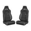 Corbeau Trailcat Seat Pair - Vinyl  - Black