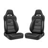 Corbeau Trailcat Seat Pair - Vinyl - Black
