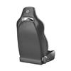 Corbeau Trailcat Seat Pair - Diamond Pattern  - Black Vinyl w/ White Stitching
