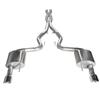 2015-17 Mustang Corsa Xtreme 3" Cat Back Exhaust - 4.5" Polished Tips GT