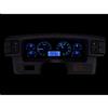 1987-89 Mustang Dakota Digital VHX Digital Gauge Cluster  - Alloy Face w/ Blue Backlighting