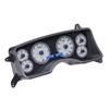 1990-93 Mustang Dakota Digital VHX Digital Gauge Cluster  - Alloy Face w/ Blue Backlighting