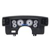 1990-93 Mustang Dakota Digital VHX Digital Gauge Cluster  - Alloy Face w/ Blue Backlighting