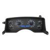 1990-1993 Mustang Dakota Digital VHX Digital Instrument Cluster - Carbon Blue Face/Blue Backlighting