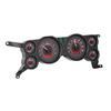 1979-86 Mustang Dakota Digital VHX Digital Instrument Cluster  - Carbon Face w/ Red Backlighting