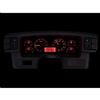 1987-89 Mustang Dakota Digital VHX Digital Gauge Cluster  - Carbon Face w/ Red Backlighting