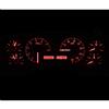 1990-93 Mustang Dakota Digital VHX Digital Instrument Cluster  - Carbon Face w/ Red Backlighting
