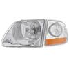 1999-00 F-150 SVT Lightning 01-04 Style Headlight & Fog Light Kit  - Clear Lens