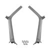 1993-95 F-150 SVT Lightning A-pillar Trim Panels  - Gray