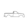 1999-2004 F-150 SVT Lightning Silhouette Metal Wall Art