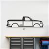 1999-2004 F-150 SVT Lightning Silhouette Metal Wall Art