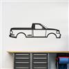 1999-2004 F-150 SVT Lightning Silhouette Metal Wall Art