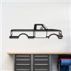 1993-1995 F-150 SVT Lightning Silhouette Metal Wall Art