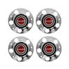 1992-96 F150 Plastic 2WD Center Cap Kit  - Red