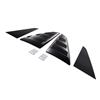 2024-26 Mustang Air Design Quarter Window Louvers  - Gloss Black