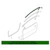 2005-2014 Mustang Roof Rail Molding Seal - RH