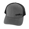 5.0 Resto Fox Body Silhouette Hat  - Gray & Black