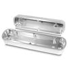 Mustang Holley Sniper Fabricated Tall Valve Covers  - Silver