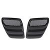 2018-2023 Mustang Hood Louvers - Gloss Black