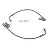 2024-26 Mustang J&M Front Stainless Steel Brake Lines - Non-MagneRide