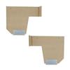 1994-04 Mustang K Dezines Rear Seat Delete  - Black Convertible