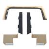 1994-04 Mustang K Dezines Rear Seat Delete  - Black Coupe