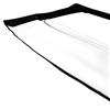 1993 Mustang Kee Convertible Glass Window for Velcro Headliner - Bright White