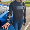LMR Women's Cropped Crew Fleece  - Heathered Charcoal