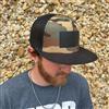 LMR USA Flag Snapback Hat  - Woodland Camo
