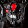 LMR Shift Knob Hoodie - Black w/ Red Lining