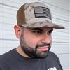 LMR USA Flag Snapback Hat  - Desert Camo