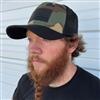 LMR USA Flag Snapback Hat  - Woodland Camo