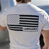 LMR USA Flexfit T-Shirt - XXL - White